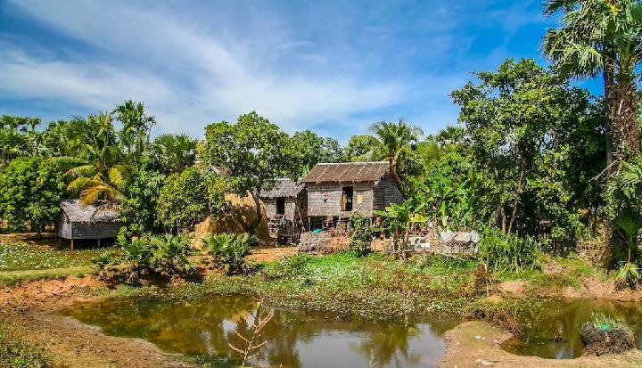 Village Hut in Cambodia