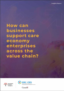 Women and the Care Economy Report Cover