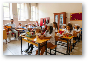 Children of season workers at the Gölköy ofi Summer School, Ordu