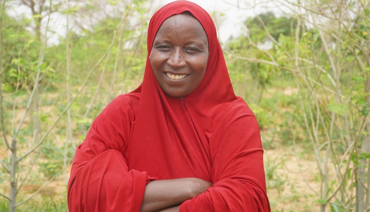 Ms. Mariama Ali, president of the Niya da Kokari VLSA group. Women Respond in Crisis