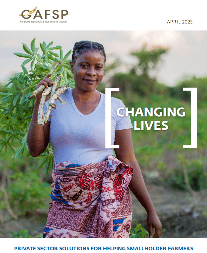 IFCGAFSP report Changing Lives Private Sector Solutions for Helping Smallholder Farmers