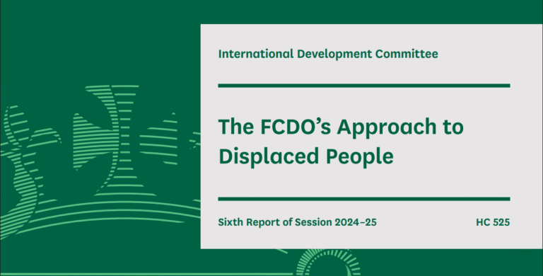 The FCDO’s Approach to Displaced People