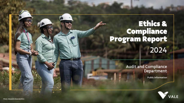 Vale: Ethics and Compliance Program Report 2024 Cover