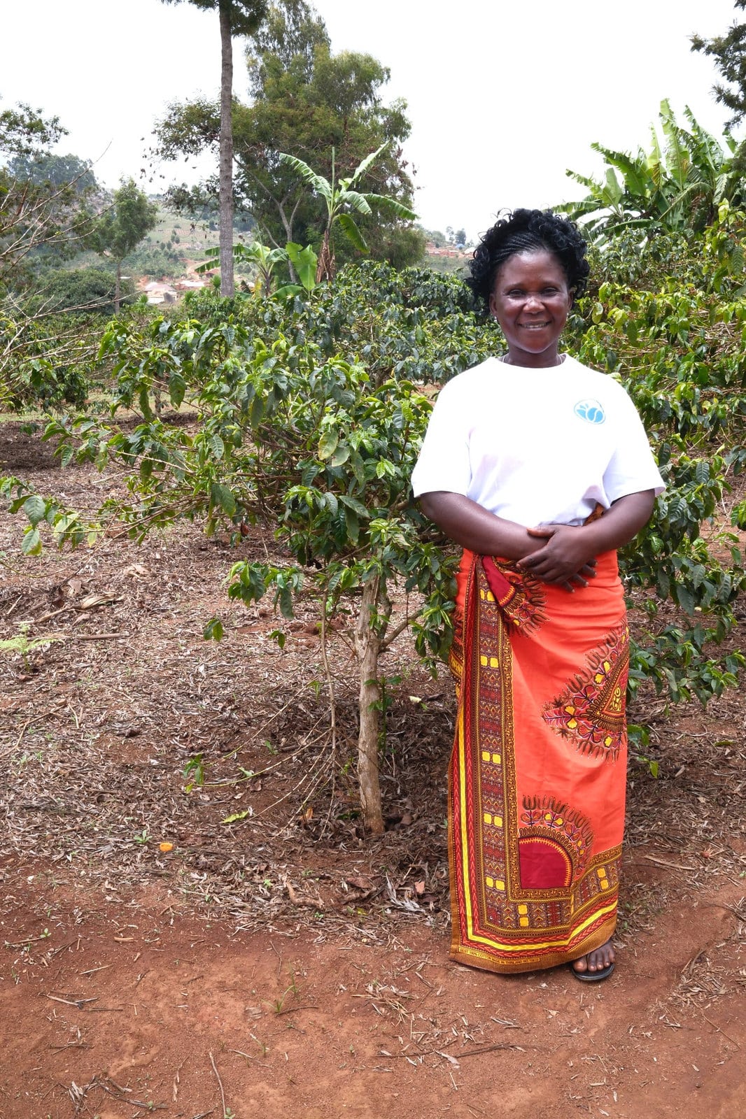 Lucy Matembo, a coffee farmer from Tanzania and member of a cooperative that supplies coffee beans to Cotacof and a participant of the CASA TAF program.